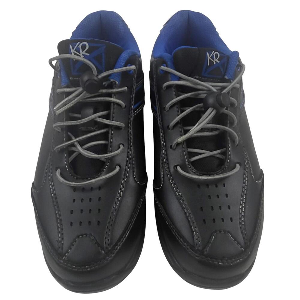 KR Strikeforce Flyer Bowling Shoes Women’s Size 6.5 Black/Blue Non Marring Sole